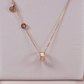 Bulgari blanc collier en mère de perle-3764  