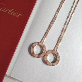 Cartier amour grand collier gâteau rond-3784  